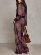 Nora | Conjunto Manga Larga Paisley