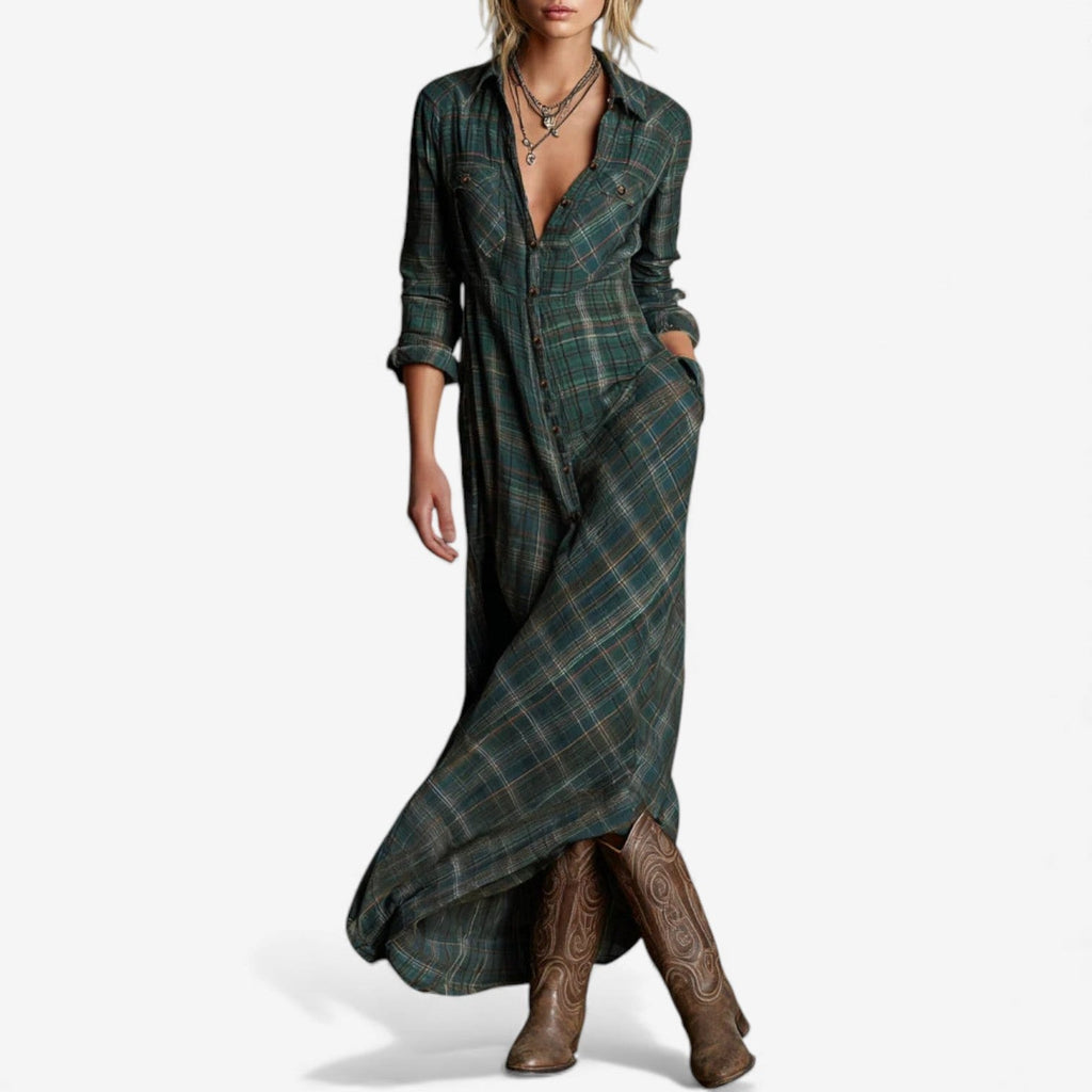 Lucía | Vestido Camisero Maxi