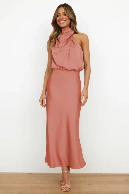 Beatriz | Vestido midi con hombros al descubierto