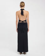 María | Vestido maxi con cuello halter