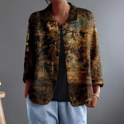 Liliana | Chaqueta tipo camisa de corte holgado con botones