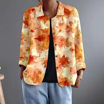 Mireia | Chaqueta tipo camisa de corte holgado con botones