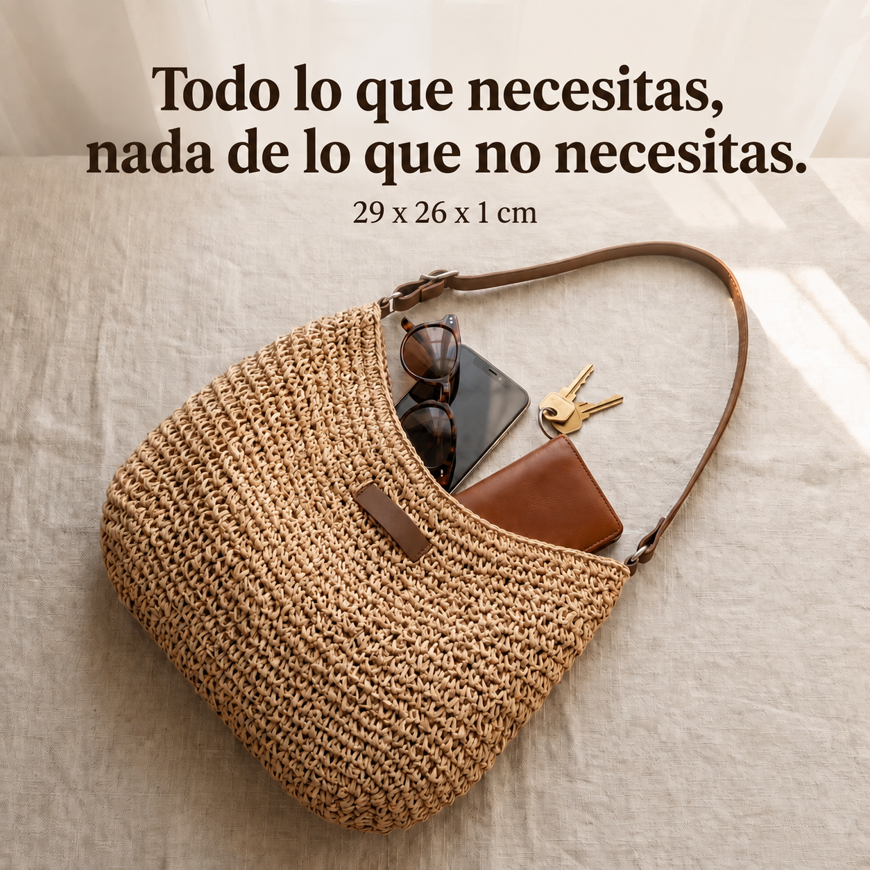Rosa | Bolso trenzado elegante