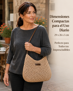 Rosa | Bolso trenzado elegante