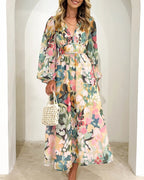 Selena | Vestido femenino con estampado floral