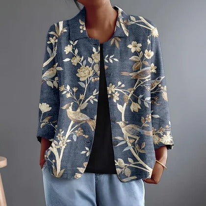 Penélope | Chaqueta tipo camisa de corte holgado con botones