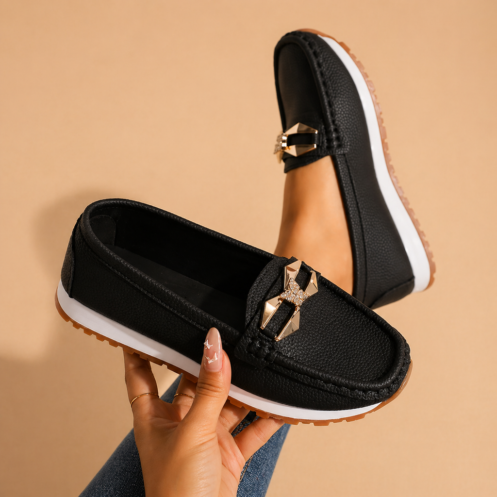 Lily |  Mocasines con hebilla cómodos