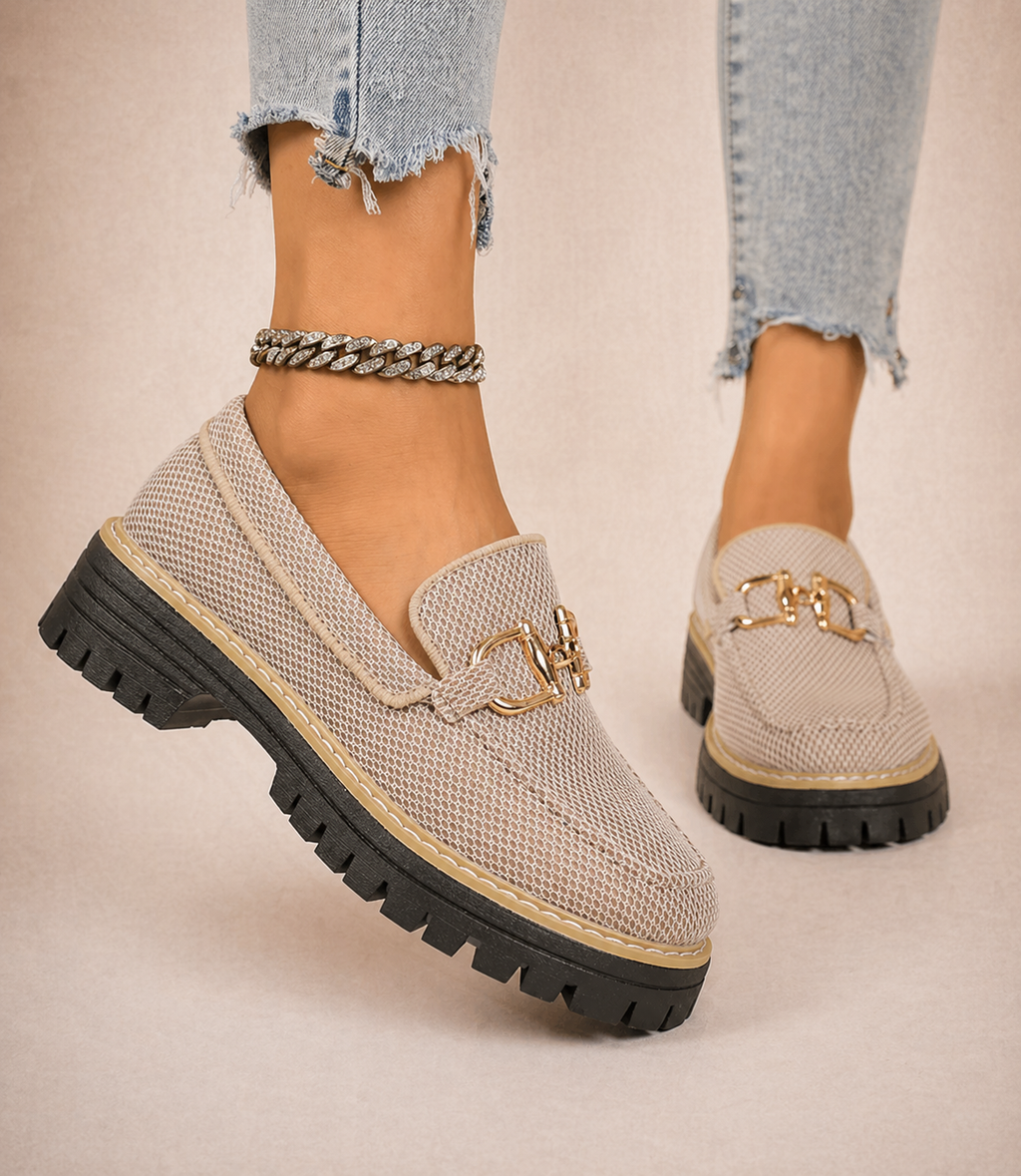Victoria |  Mocasines de malla transpirable con suelas gruesas y acolchadas