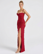 Aria | Vestido maxi con abertura