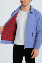Fernando | Chaqueta Harrington con forro de tartán