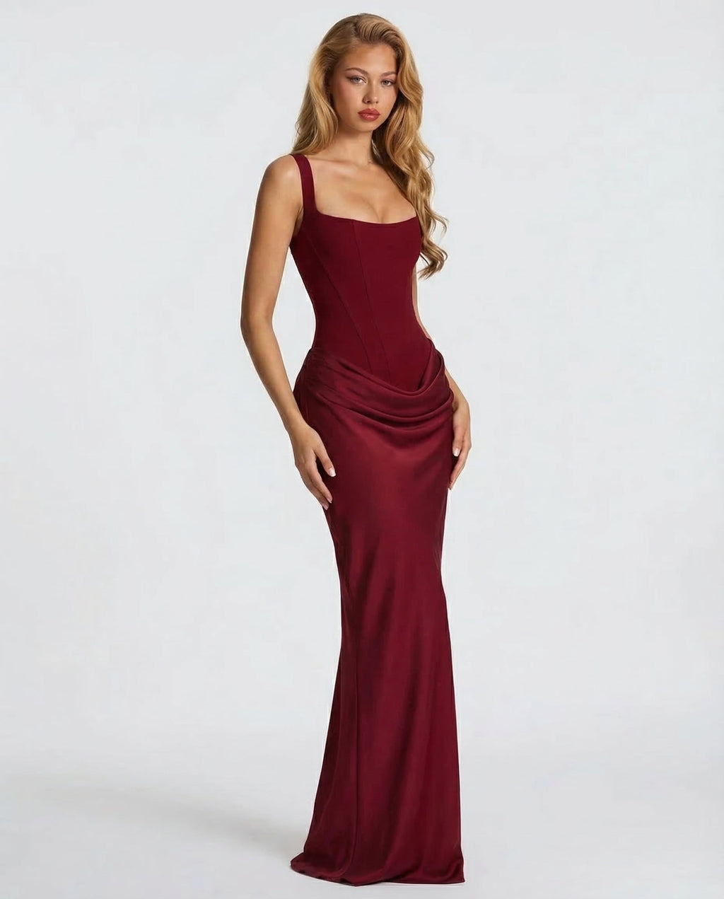 Maribel | Vestido maxi