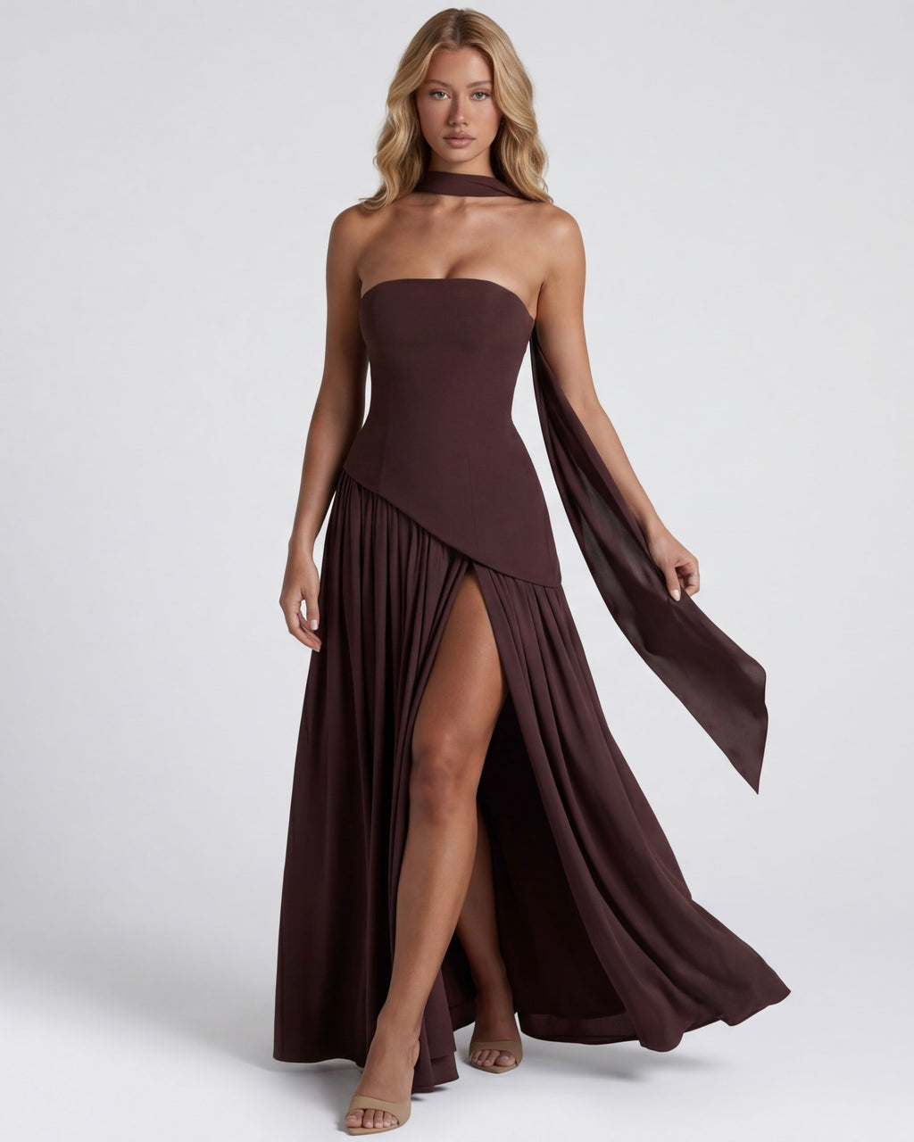 Aura | Vestido maxi