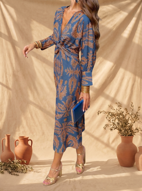 Celia | Vestido midi Eleganza Fiorita