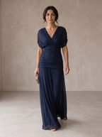 Luna | Vestido azul elegante