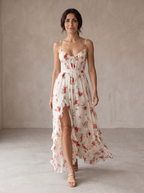Carlota | Vestido romántico con estampado floral