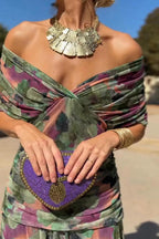 Erika | Vestido elegante con motivo floral