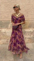 Erika | Vestido elegante con motivo floral