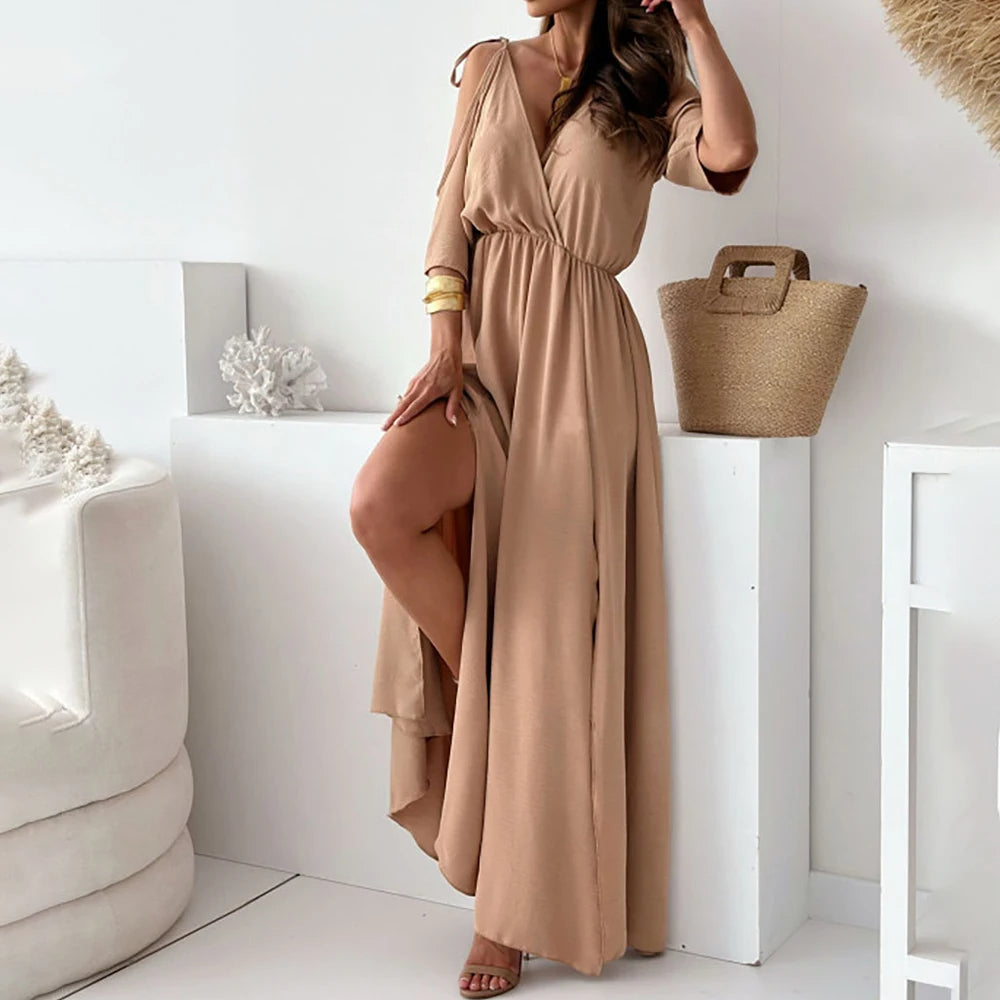 Selena | Vestido elegante con abertura lateral