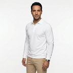 Polo Manga Larga Hombre Clásico Slim Fit