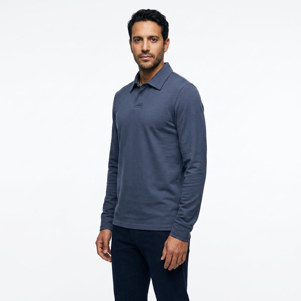 Polo Manga Larga Hombre