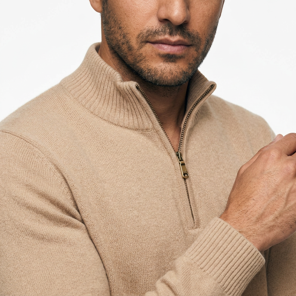 Jersey Cuello Alto Cashmere