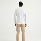 Polo Manga Larga Hombre Clásico Slim Fit