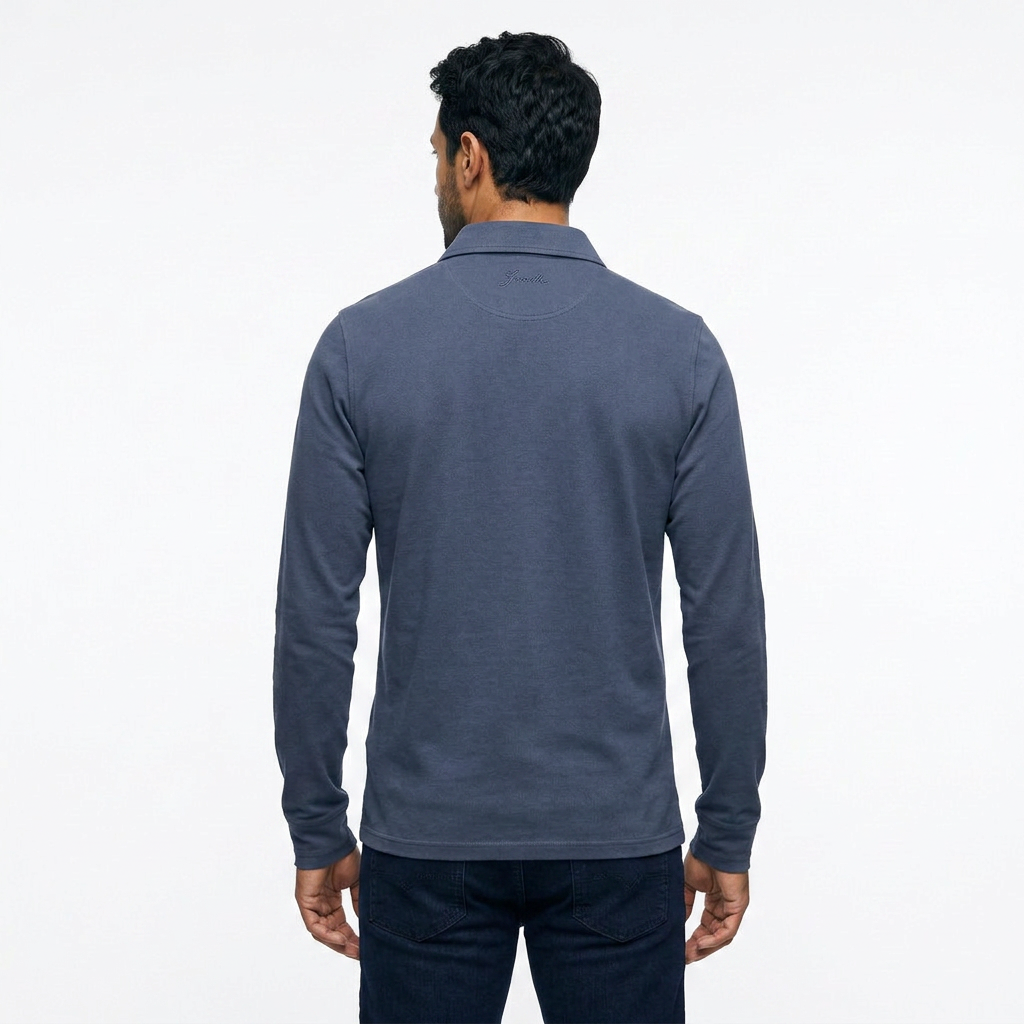 Polo Manga Larga Hombre