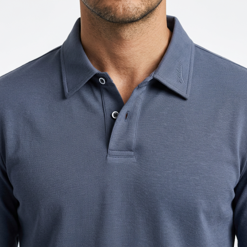 Polo Manga Larga Hombre