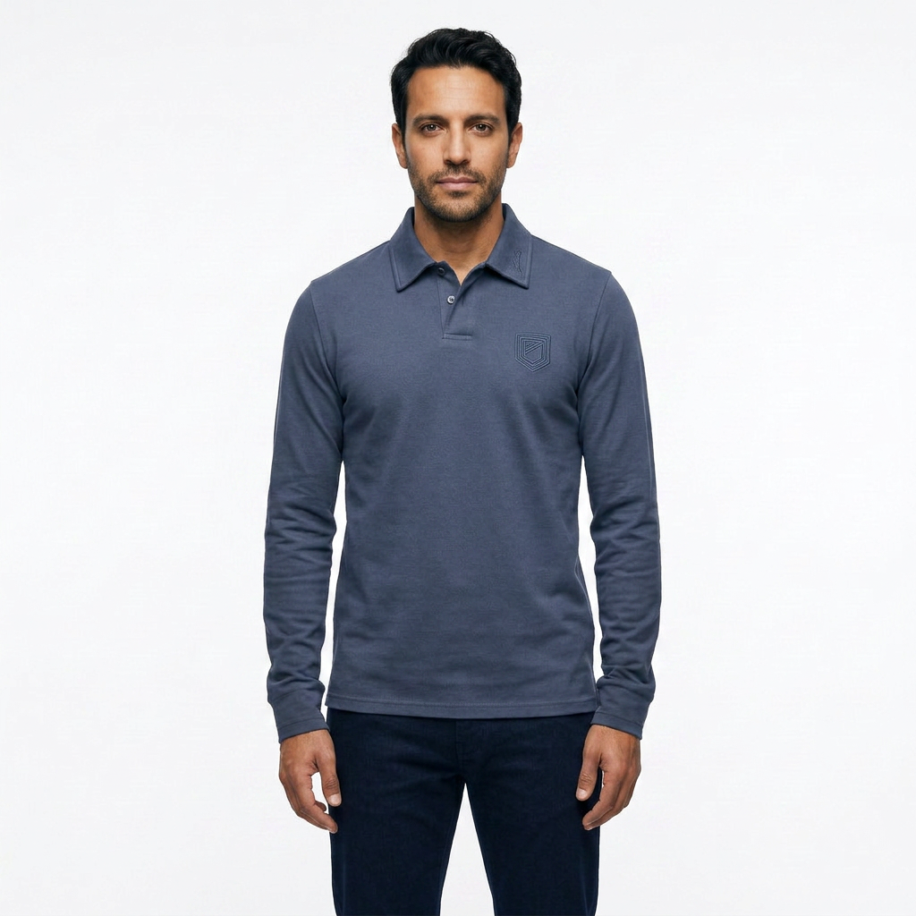 Polo Manga Larga Hombre