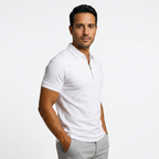 Polo Hombre Cremallera Slim Fit Transpirable
