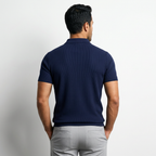 Polo Hombre Cremallera Slim Fit Transpirable