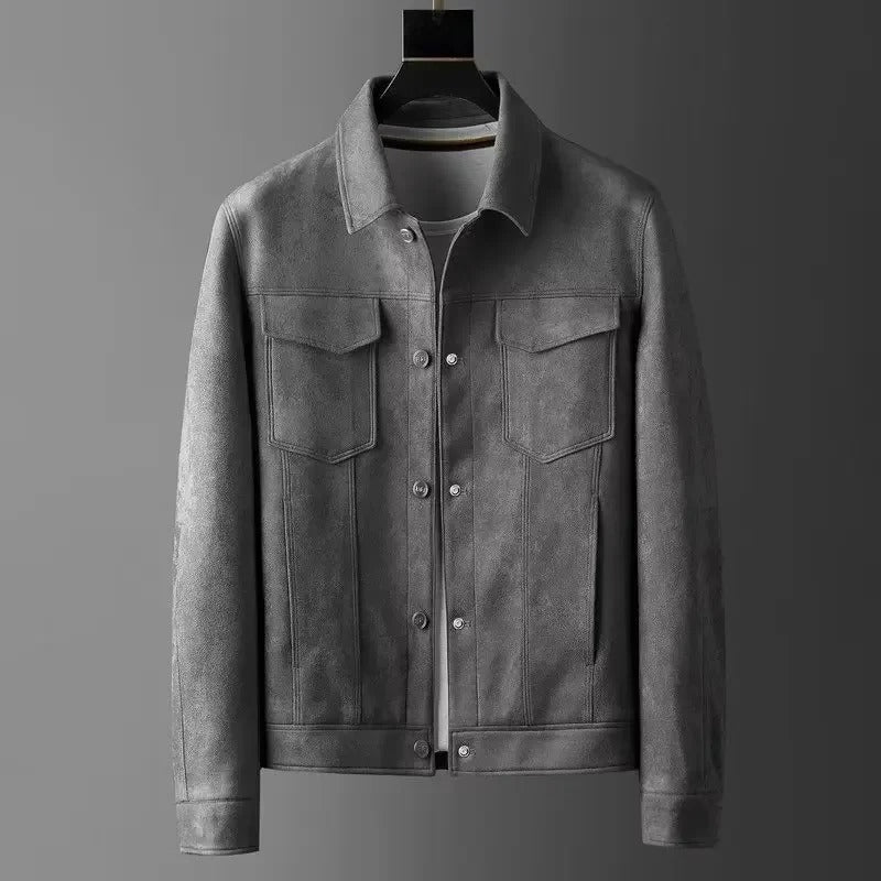 Mario | Chaqueta elegante con efecto piel