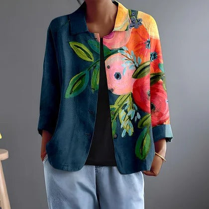 Marisa | Chaqueta tipo camisa de corte holgado con botones