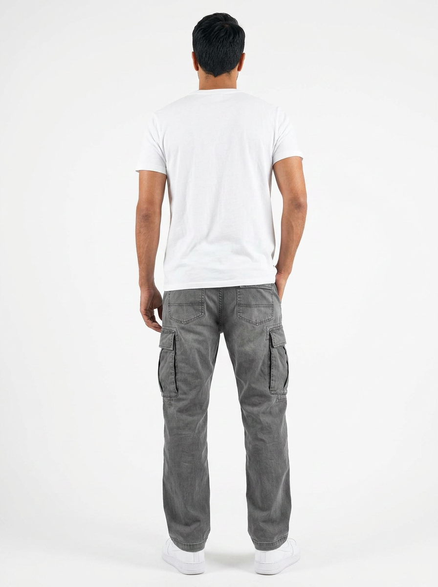 Pantalón Cargo Bolsillos Laterales