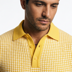 Polo isa Cuello Waffle Hombre