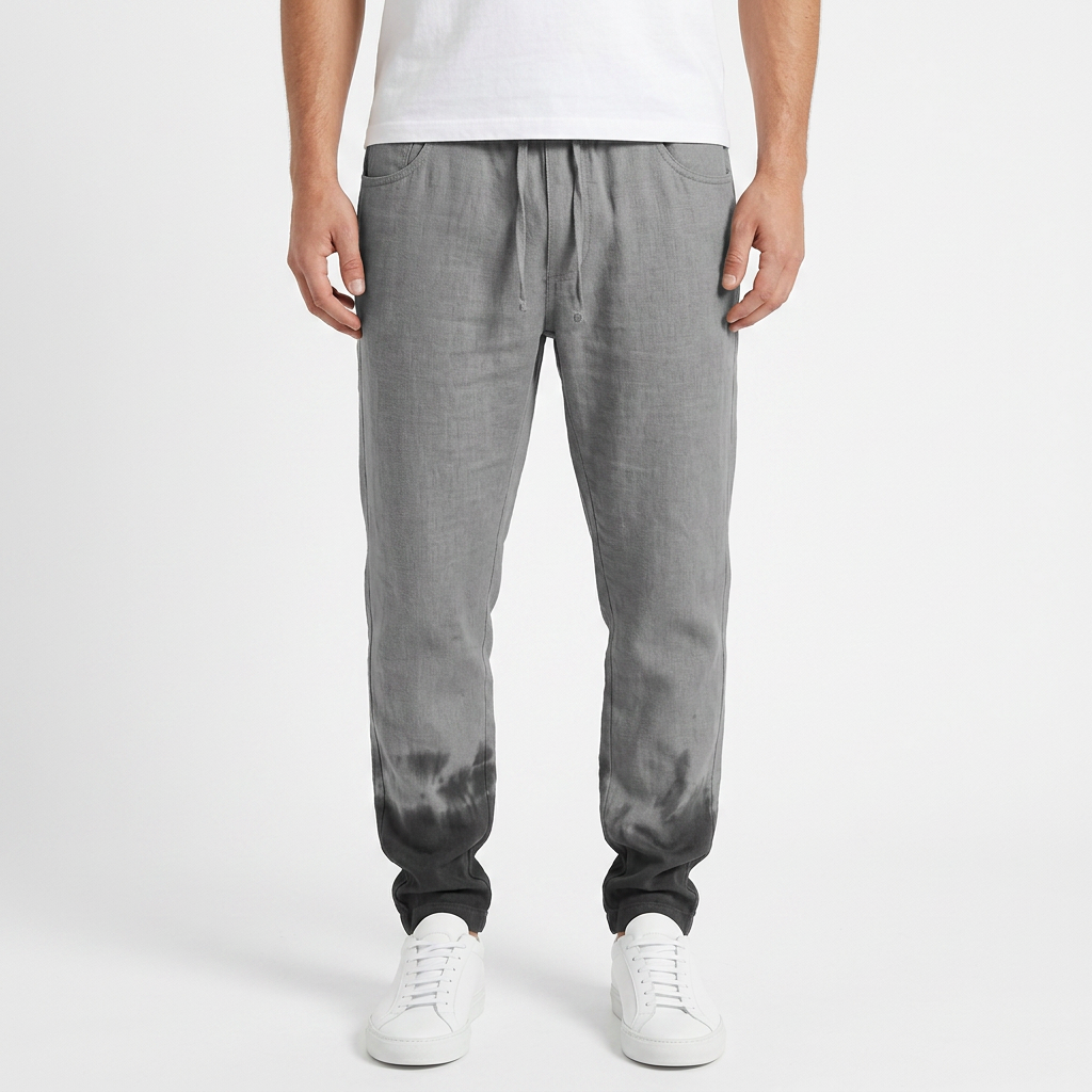 Pantalón Lino Relajado Hombre