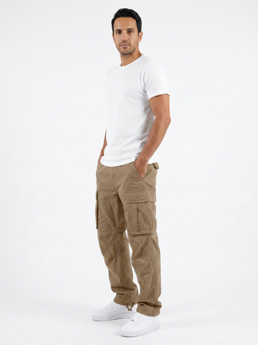 Pantalón Cargo Bolsillos Laterales