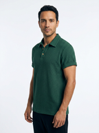 Polo Punto Waffle Hombre