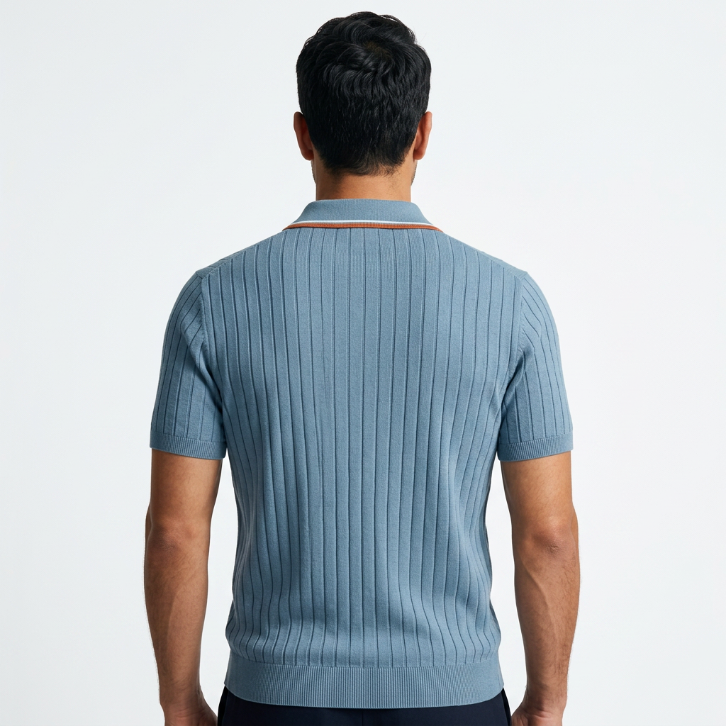Polo Punto Vintage Tres Botones