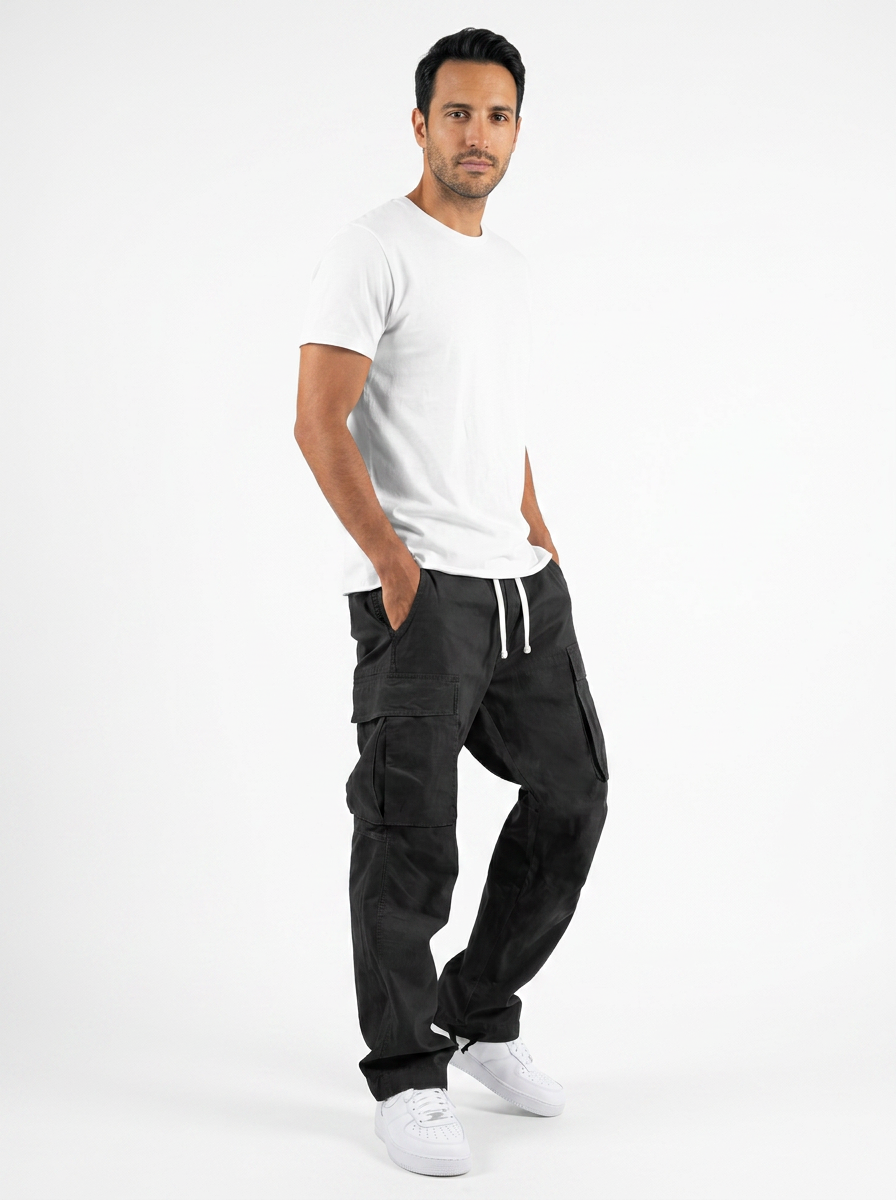 Pantalón Cargo Bolsillos Laterales