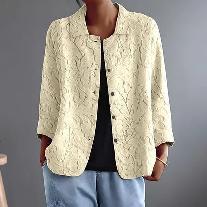 Nieves |  Chaqueta tipo camisa de corte holgado con botones