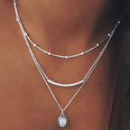 Collar con colgante de estilo bohemio vintage