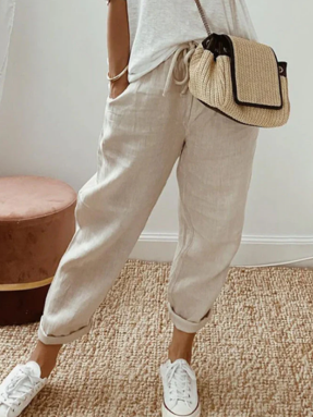 Pantalón Sofia | pantalón elegante de lino