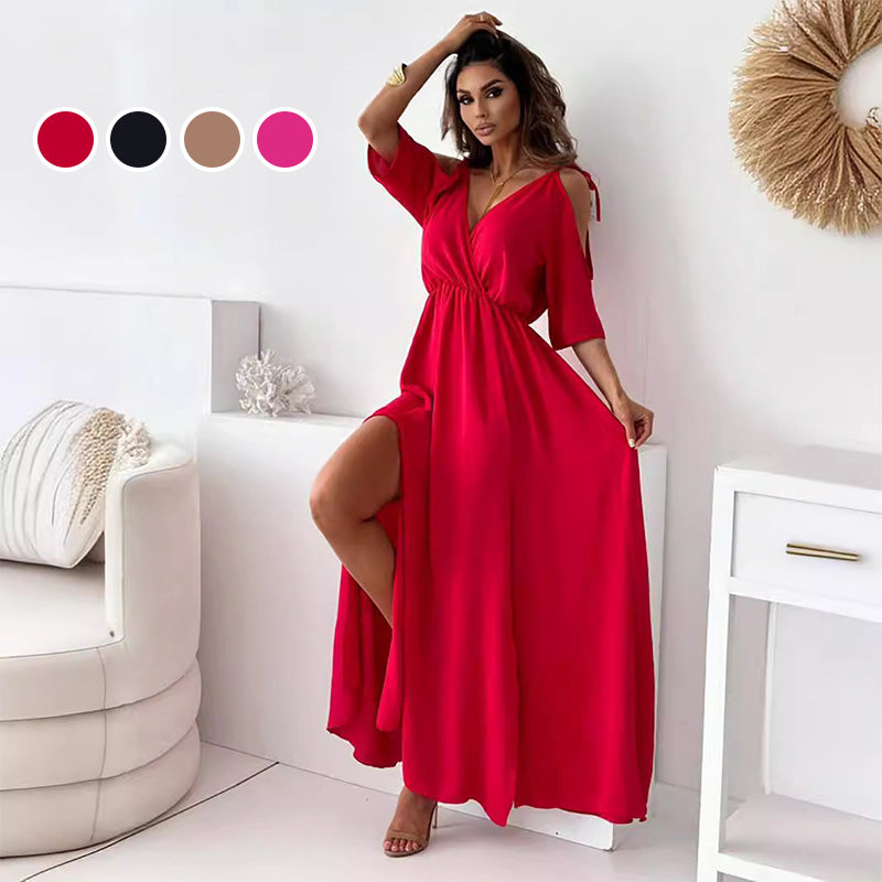 Selena | Vestido elegante con abertura lateral
