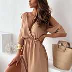 Selena | Vestido elegante con abertura lateral