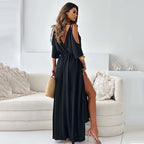 Selena | Vestido elegante con abertura lateral