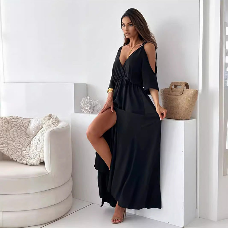 Selena | Vestido elegante con abertura lateral