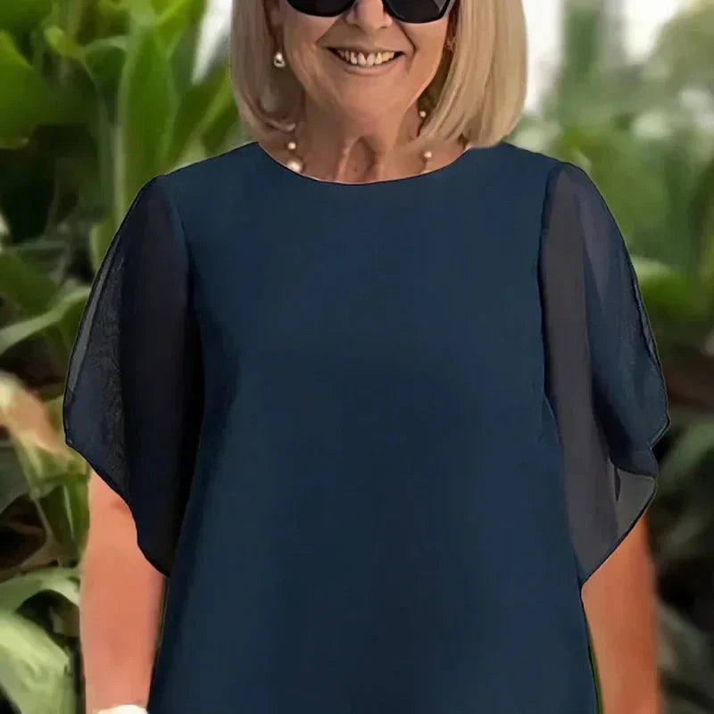Rosana | Conjunto elegante asimétrico de dos piezas