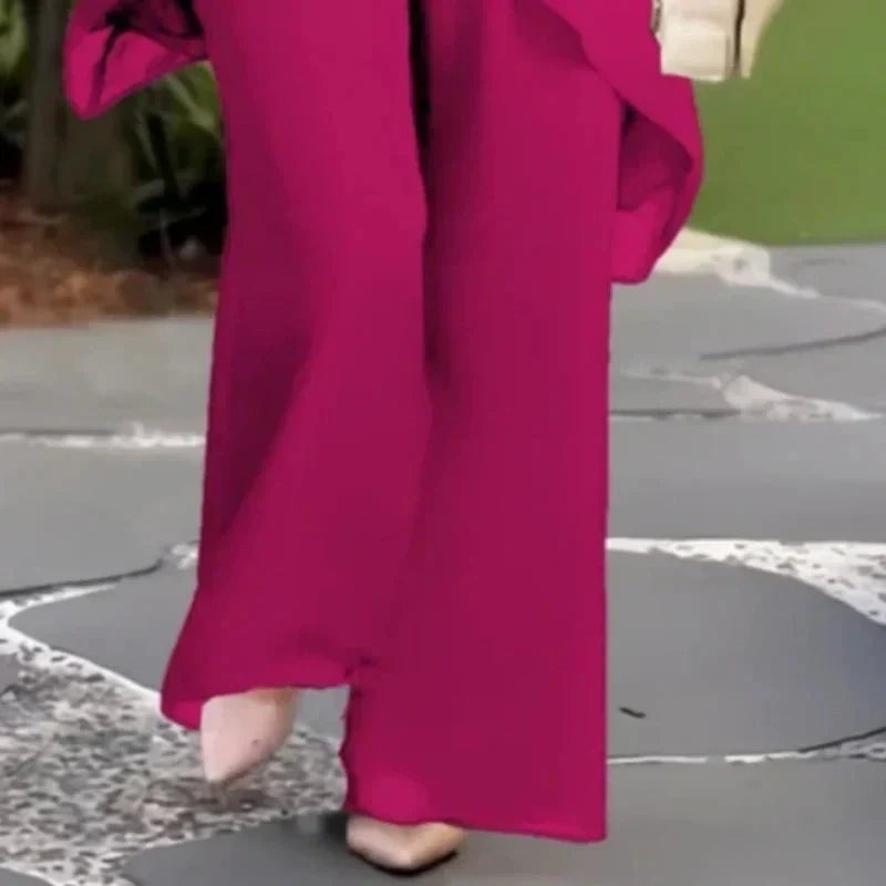 Rosana | Conjunto elegante asimétrico de dos piezas