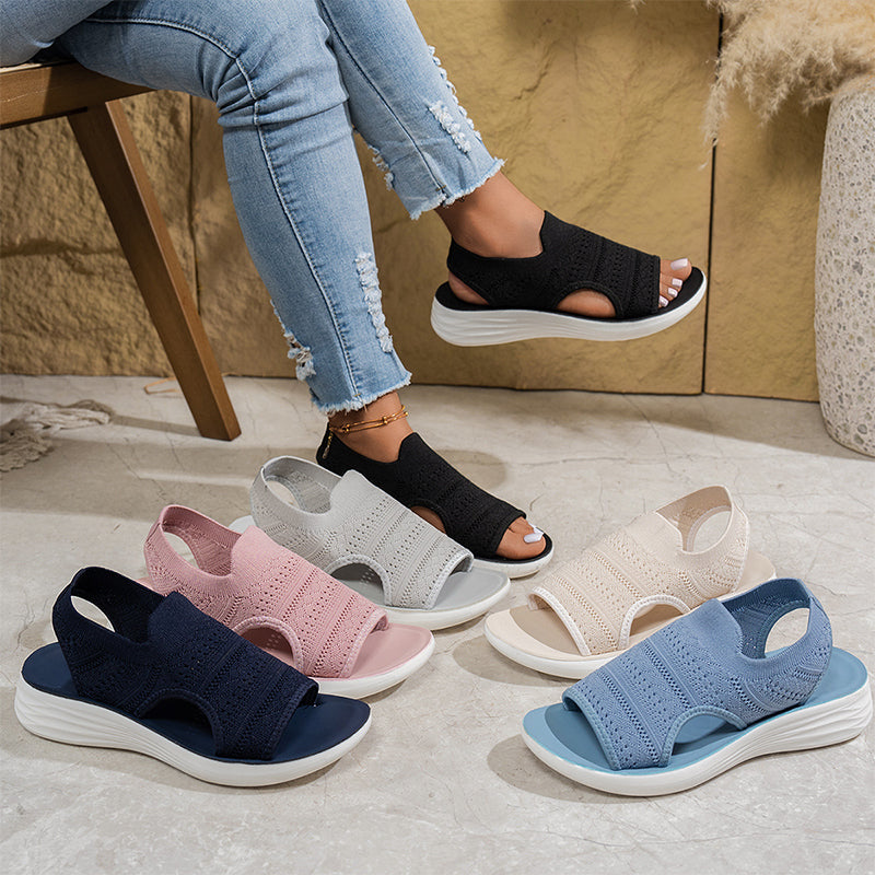 Luna | Sandalias con plataforma y malla ultra-transpirable